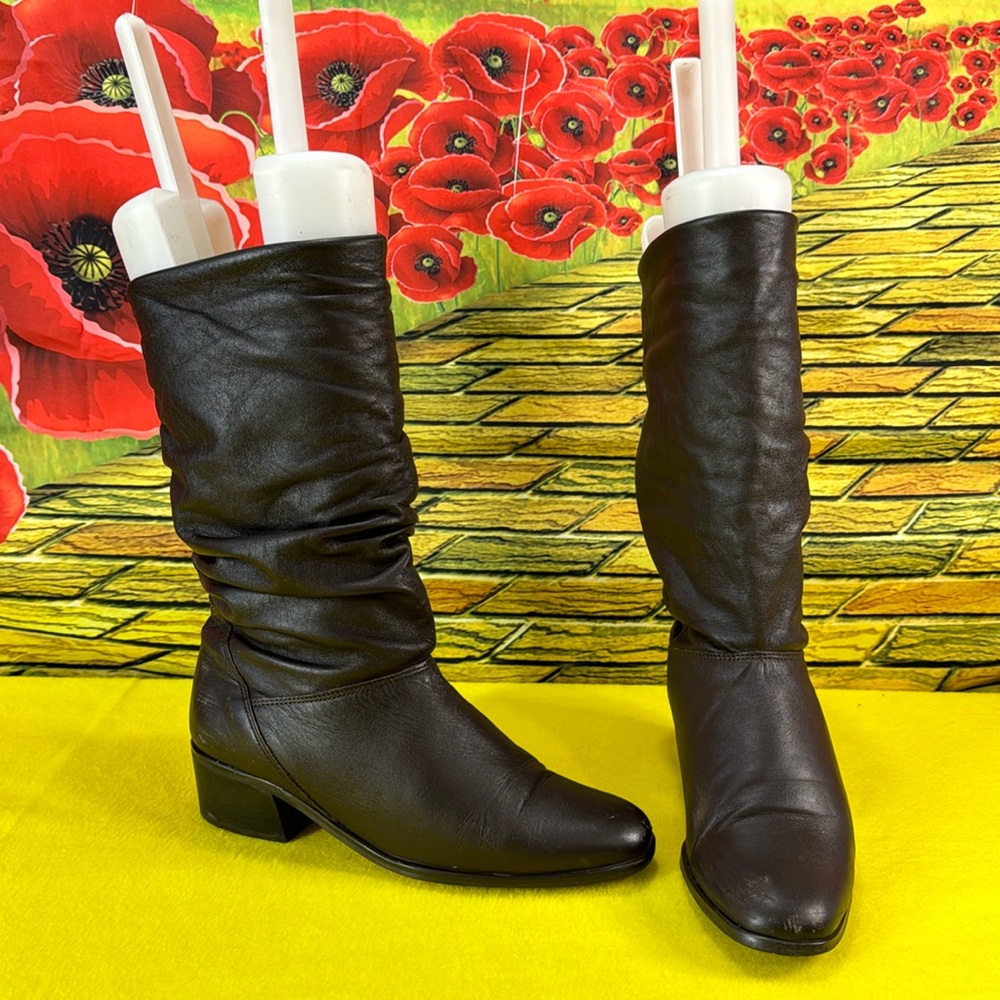 Vintage mid calf boots